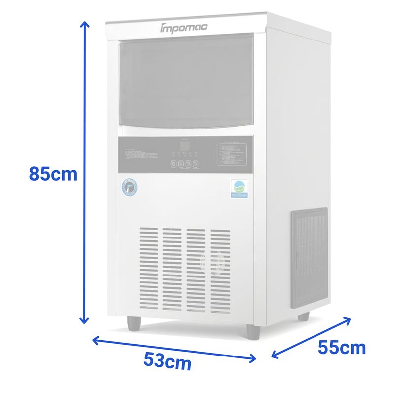 MAQUINA-DE-GELO-CUBO-TH80X-75KG-DIA-20L-INOX-220V---IMPOMAC