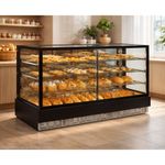 VITRINE-NEUTRA-MGEN-200-PRETO-VIDRO-RETO-SEM-BANDEJA-BIVOLT---GELOPAR