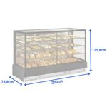 VITRINE-NEUTRA-MGEN-200-PRETO-VIDRO-RETO-SEM-BANDEJA-BIVOLT---GELOPAR
