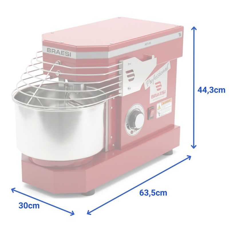 AMASSADEIRA-ESPIRAL-AES-03-1000W-3KG-VERMELHO-BIVOLT---BRAESI