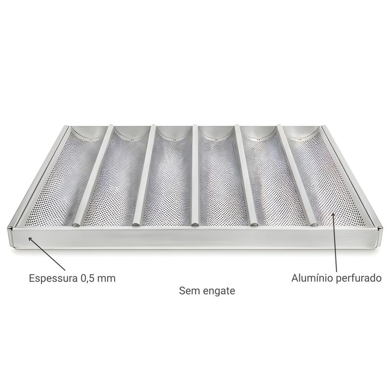 ASSADEIRA-58X70-PAO-FRANCES-PERFURADO-6-ONDAS-ALUMINIO-05MM---IMECA