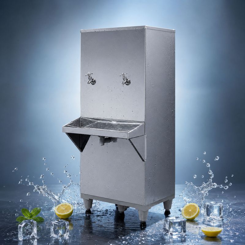 BEBEDOURO-INOX-50-LITROS-2-TORNEIRAS-COM-FILTRO-127V---FRISBEL