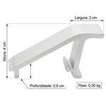 SUPORTE-CREMALHEIRA-ALUMINIO-BRANCO-2MM---IMBERA