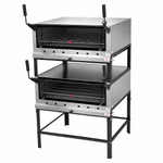 FORNO-LASTRO-GAS-GUILHOTINA-DUPLO-PRP-900DP-G2-91X91CM-INOX---PROGAS