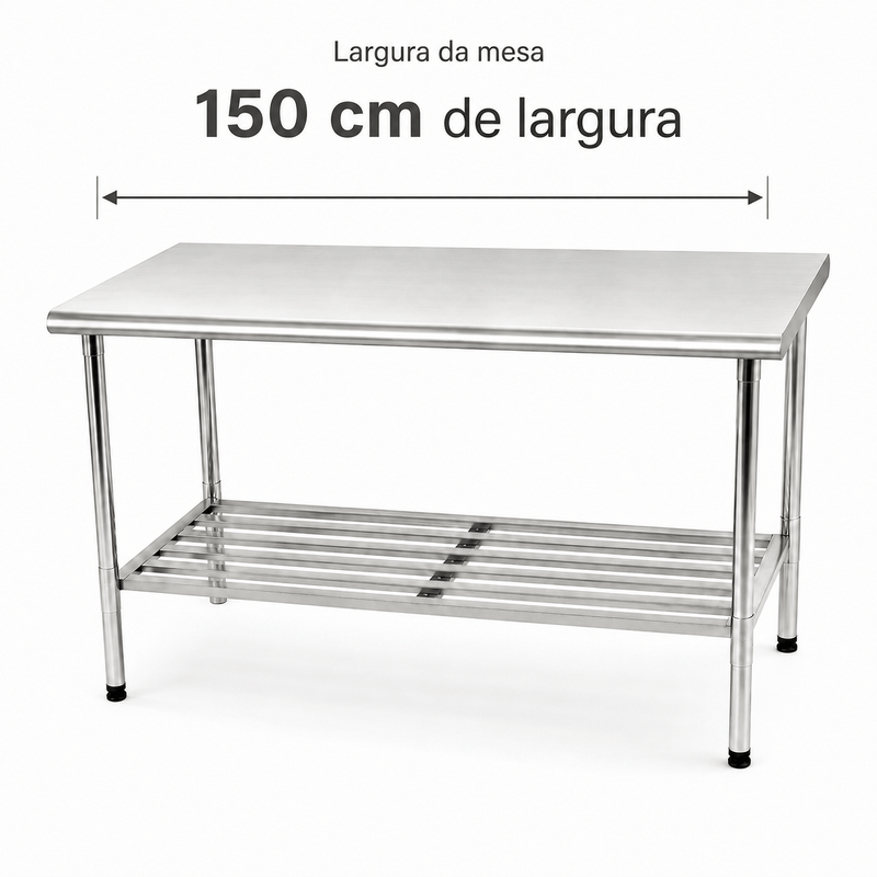 MESA-MANIPULACAO-150X70CM-DESMONTAVEL-TOTAL-INOX-430---IMECA