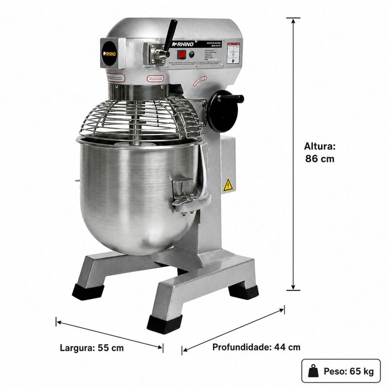 BATEDEIRA-PLANETARIA-BATI-30-27L-1CV-3VEL-EPOXI-220V---RHINO