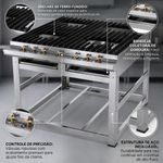 FOGAO-4-BOCAS-50X50CM-GAS-GLP-NOVA-ERA-NEV-22-BAIXA-PRESSAO-INOX---VENANCIO