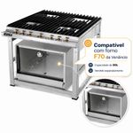 FOGAO-4-BOCAS-50X50CM-GAS-GLP-NOVA-ERA-NEV-22-BAIXA-PRESSAO-INOX---VENANCIO