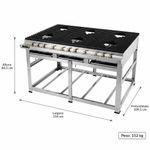 FOGAO-6-BOCAS-50X50CM-GAS-GLP-NOVA-ERA-NEV-32-BAIXA-PRESSAO-INOX---VENANCIO