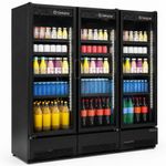 BALCAO-REFRIGERADO-VERTICAL-FRIOS-E-LATICINIOS-GCVR-1450CB-TODO-PRETO-3-PORTAS-220V---GELOPAR