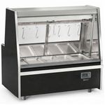 BALCAO-REFRIGERADO-ACOUGUE-TURINO-STANDARD-GATS-150-PRETO-TENDAL-DUPLO-SEM-DEPOSITO-220V---GELOPAR