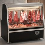 BALCAO-REFRIGERADO-ACOUGUE-TURINO-STANDARD-GATS-150-PRETO-TENDAL-DUPLO-SEM-DEPOSITO-220V---GELOPAR