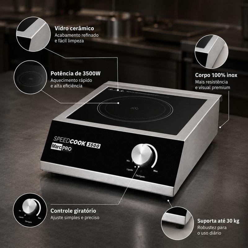 FOGAO-INDUCAO-DE-BANCADA-FG-4-SPEEDCOOK-3500W-INOX-220V---MARCHESONI