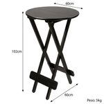 BISTRO-ALTO-REDONDO-MADEIRA-60CM-DIAMETRO-100CM-ALTURA-PRETO---SO-MESAS-SO-CADEIRAS
