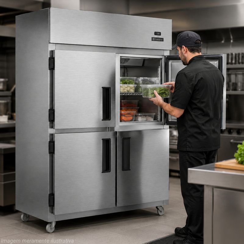 REFRIGERADOR-COMERCIAL-4-PORTAS-GRCR-4P-INOX-AR-FORCADO-220V---GELOPAR