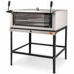 FORNO-LASTRO-GAS-GLP-GUILHOTINA-FLG-900-90X90CM-INOX---TOSTANDO
