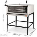 FORNO-LASTRO-GAS-GLP-GUILHOTINA-FLG-900-90X90CM-INOX---TOSTANDO