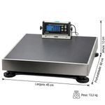 BALANCA-PLATAFORMA-BLUE-UL-SEM-COLUNA-150KGX100G-50G-45X60CM-PRATO-INOX-BIVOLT---UPX