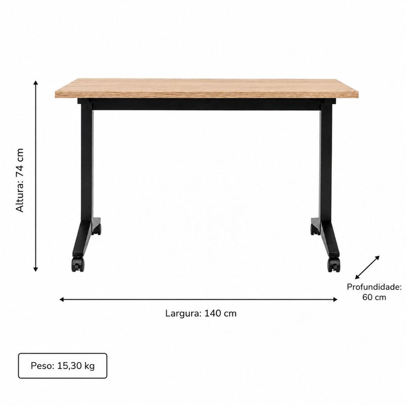 MESA-REBATIVEL-74X140X60-NATURALE-E-GRAFITE---ACIMAQ