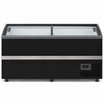 BALCAO-REFRIGERADO-EXPOSITOR-ILHA-DUPLA-ACAO-LED-GISM-190-PRETO-BIVOLT---GELOPAR