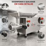 MOEDOR-DE-CARNE-INOX-PSP-98T-3CV-220V-TRIFASICO---SKYMSEN