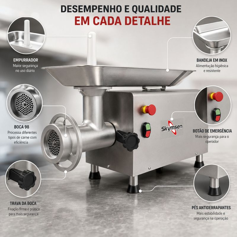 MOEDOR-DE-CARNE-INOX-PSP-98T-3CV-220V-TRIFASICO---SKYMSEN
