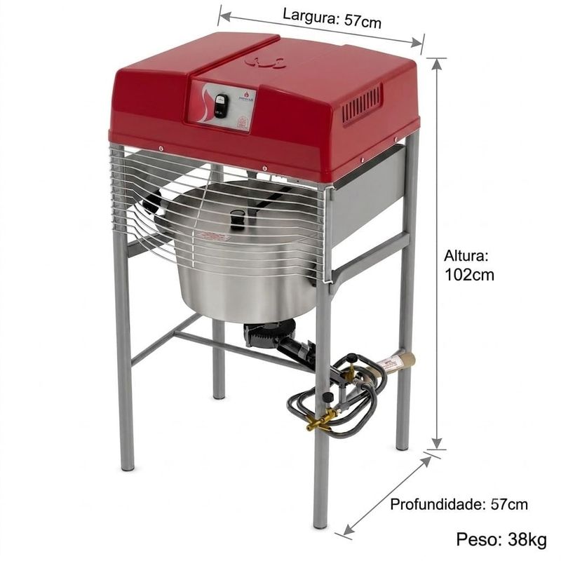 MISTURADOR-ELETRICO-15-LITROS-SALGADOS-PRMQ-15-G2-STYLE-GAS-E-BIVOLT---PROGAS