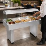 CARRO-BUFFET-TERMICO-BBMM-10-10-CUBAS-127V---EDANCA
