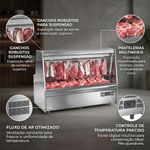 BALCAO-ACOUGUE-TURINO-STANDARD-GATS-200-AI-TENDAL-DUPLO-SEM-DEPOSITO-220V---GELOPAR