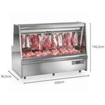 BALCAO-ACOUGUE-TURINO-STANDARD-GATS-200-AI-TENDAL-DUPLO-SEM-DEPOSITO-220V---GELOPAR