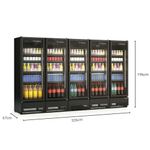 BALCAO-REFRIGERADO-FRIOS-E-LATICINIOS-GCVR-2500CB-TODO-PRETO-5-PORTAS-220V---GELOPAR