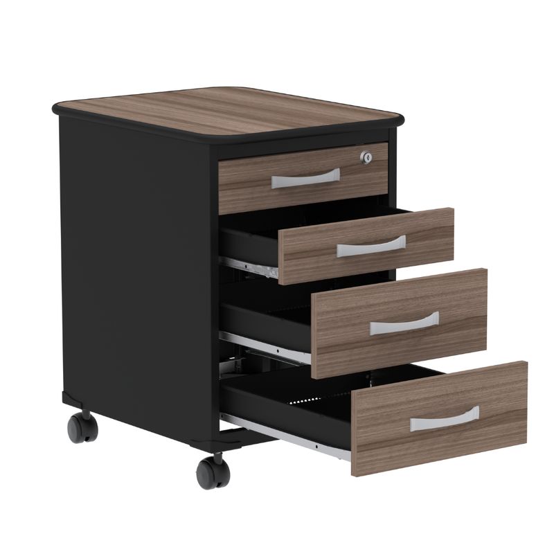 GAVETEIRO-VOLANTE-MAXXI-4-GAVETAS-PRETO-E-WALNUT---PANDIN