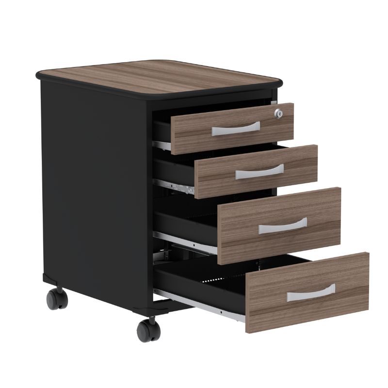 GAVETEIRO-VOLANTE-MAXXI-4-GAVETAS-PRETO-E-WALNUT---PANDIN
