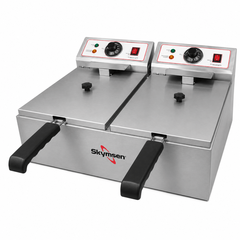 FRITADEIRA-ELETRICA-INOX-FED-20-10-LITROS-2-CUBAS-2X2000W-127V---SKYMSEN