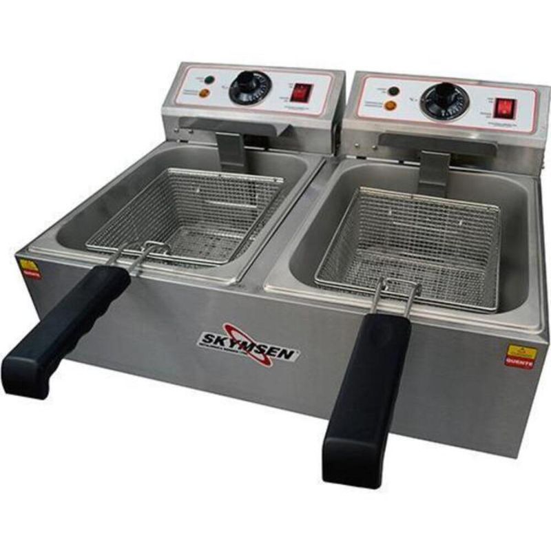 FRITADEIRA-ELETRICA-INOX-FED-20-10-LITROS-2-CUBAS-2X2000W-127V---SKYMSEN