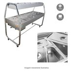 CUBA-GASTRONOMICA-GN-1-9-65CM-INOX-PARA-CARRO-BUFFET---MAGNA