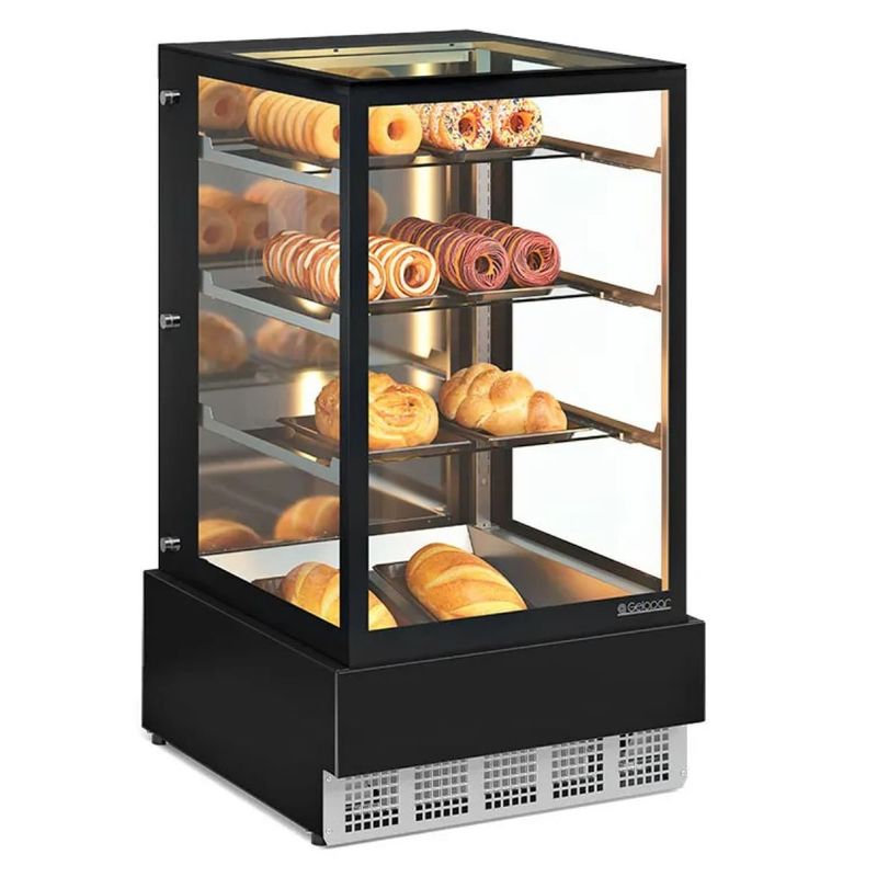 VITRINE-NEUTRA-MGEN-70-PRETO-VIDRO-RETO-SEM-BANDEJA-BIVOLT---GELOPAR