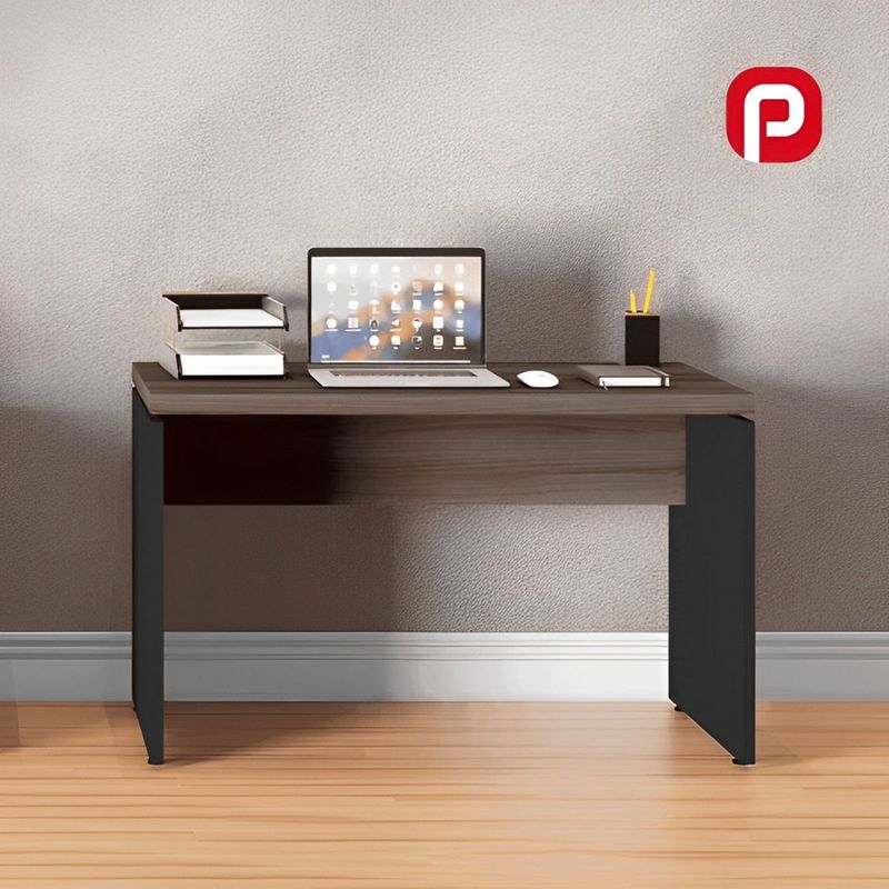 MESA-SECRETARIA-PE40-134X60-WALNUT-E-PRETO---PANDIN