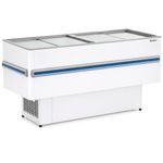 BALCAO-REFRIGERADO-ILHA-STANDARD-GESV-190R-BRANCO-VIDRO-RETO-220V---GELOPAR