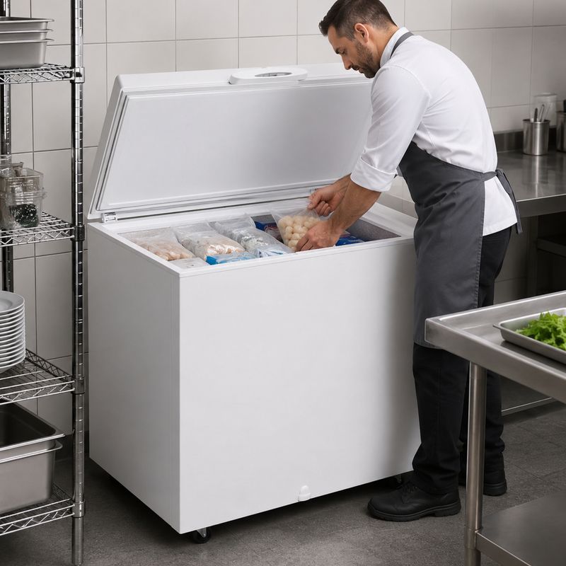 FREEZER-HORIZONTAL-DUPLA-ACAO-GHB-220-BIN-INVERTER-BRANCO-TAMPA-CEGA-219L-BIVOLT---GELOPAR