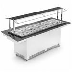 CARRO-BUFFET-TERMICO-NEW-CENTRAL-NBRCQ-12-BRANCO-SEM-CUBAS-220V---REFRIMATE