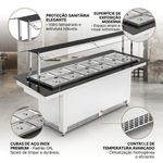 CARRO-BUFFET-TERMICO-NEW-CENTRAL-NBRCQ-12-BRANCO-SEM-CUBAS-220V---REFRIMATE