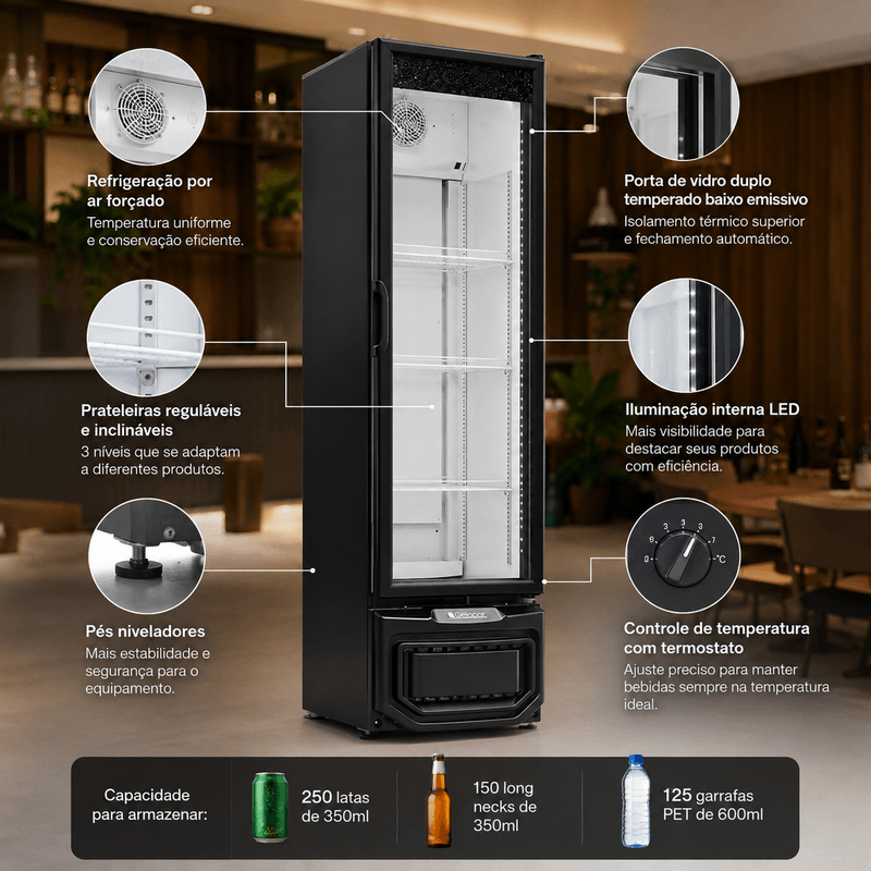 REFRIGERADOR-EXPOSITOR-GPTU-230-228L-TURMALINA-PRETO-220V---GELOPAR