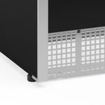 VITRINE-NEUTRA-AURORA-MPNA-140R-PRETO-VIDRO-RETO-BIVOLT---GELOPAR
