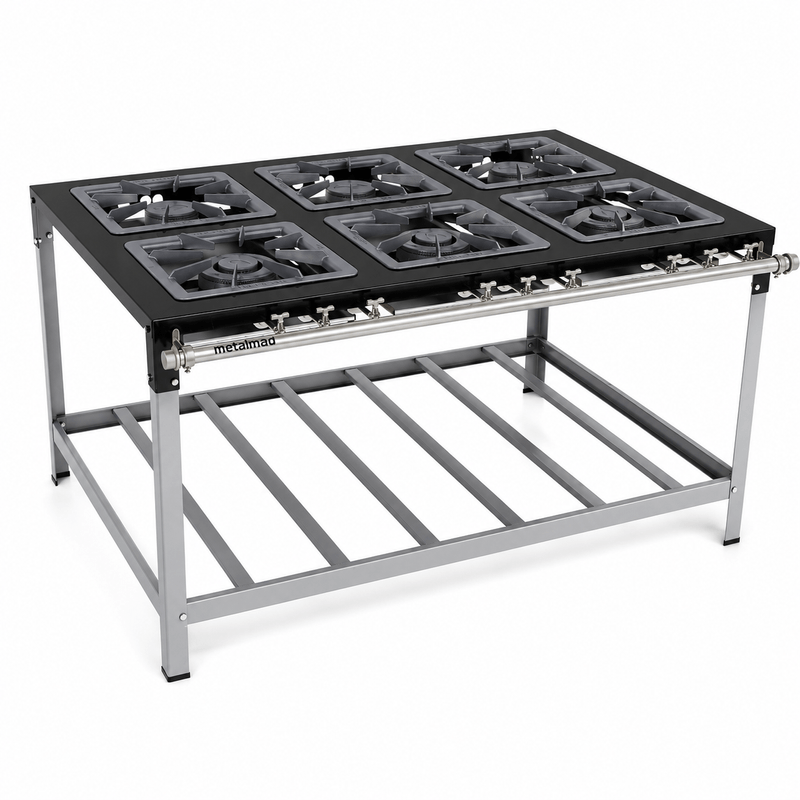 FOGAO-6-BOCAS-40X40CM-GAS-GLP-BAIXA-PRESSAO-PERFIL-65CM-DE-PE---METALMAQ