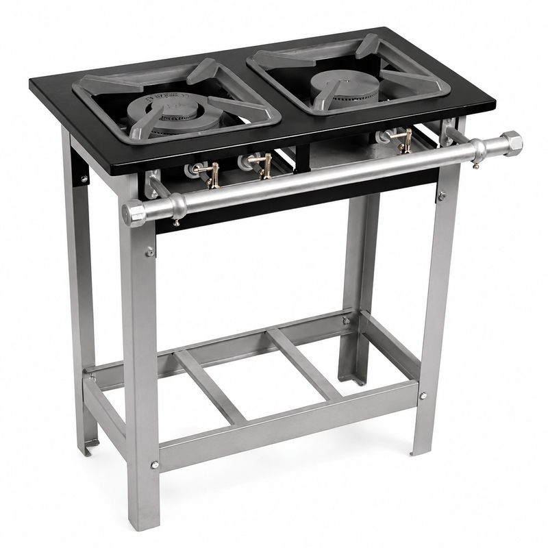 FOGAO-2-BOCAS-40X40CM-GAS-GLP-BAIXA-PRESSAO-PERFIL-9CM-DE-PE---METALMAQ