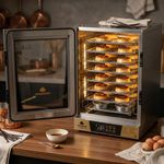 KIT-FORNO-TURBO-ELETRICO-FAST-OVEN-PRP-008-PLUS-DIGITAL-DOURADO-220V---BANCADA-MES-008---PROGAS