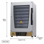 FORNO-TURBO-ELETRICO-DIGITAL-FAST-OVEN-PRP-008-PLUS-DOURADO-8-BANDEJAS-220V---PROGAS