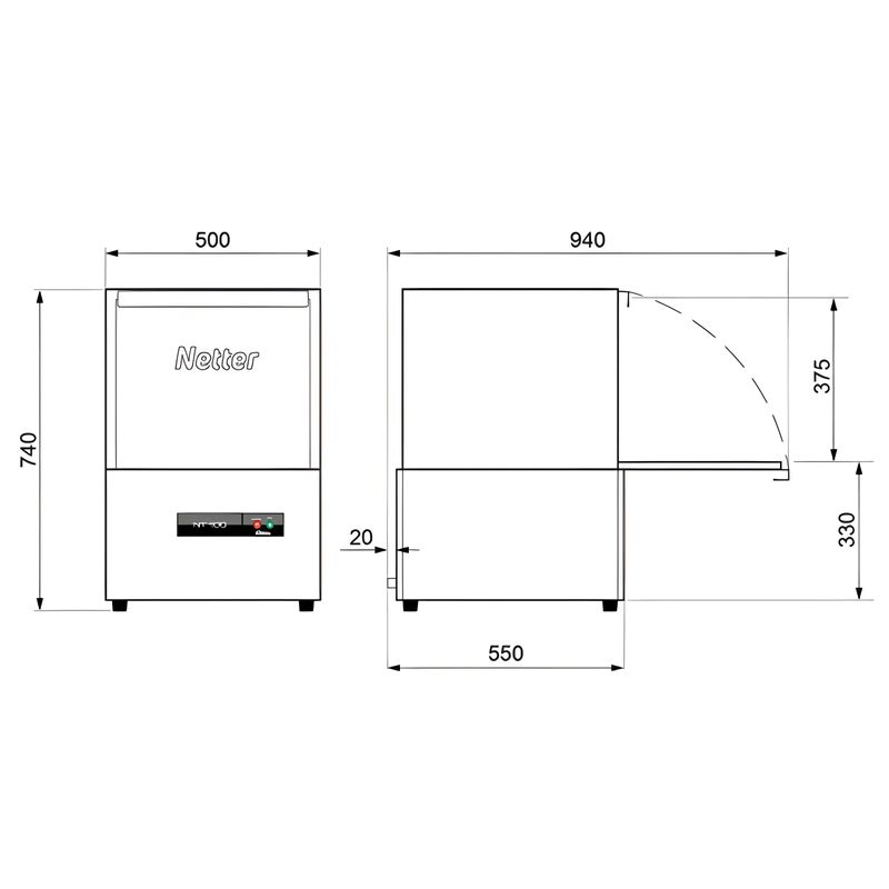 LAVA-LOUCAS-NT-100-220V-INOX---NETTER