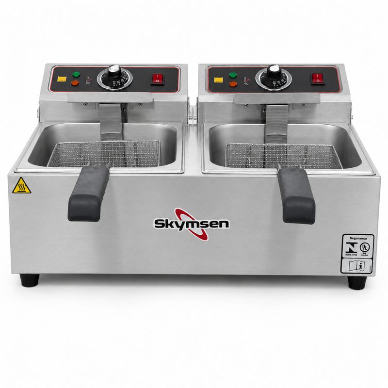 FRITADEIRA-ELETRICA-INOX-FED-20-10L-2-CUBAS-2X3300W-220V---SKYMSEN